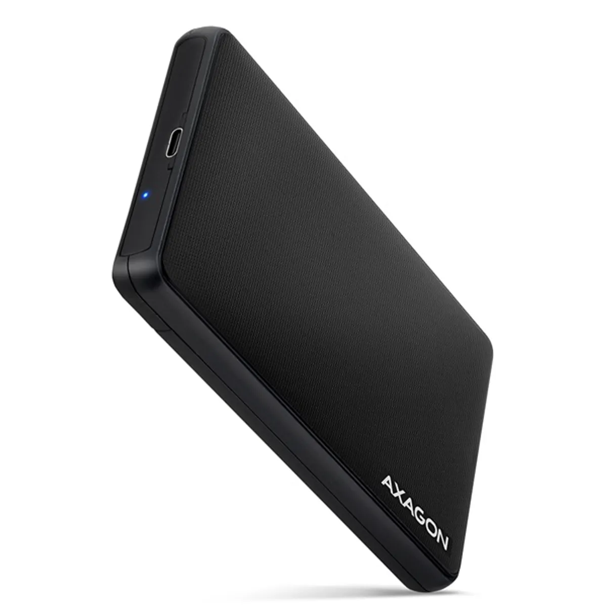 Axagon EE25-SLC Slide box 2.5" külső USB-C HDD és SSD ház fekete #1