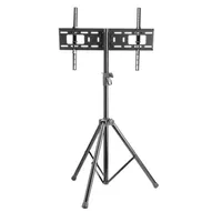 SBOX FST-846 Álló monitorállvány 37\"-70\" VESA 200x200-600x400, 30 kg, -8°, 1240-1880 mm, kábelrendezés van, fekete #3