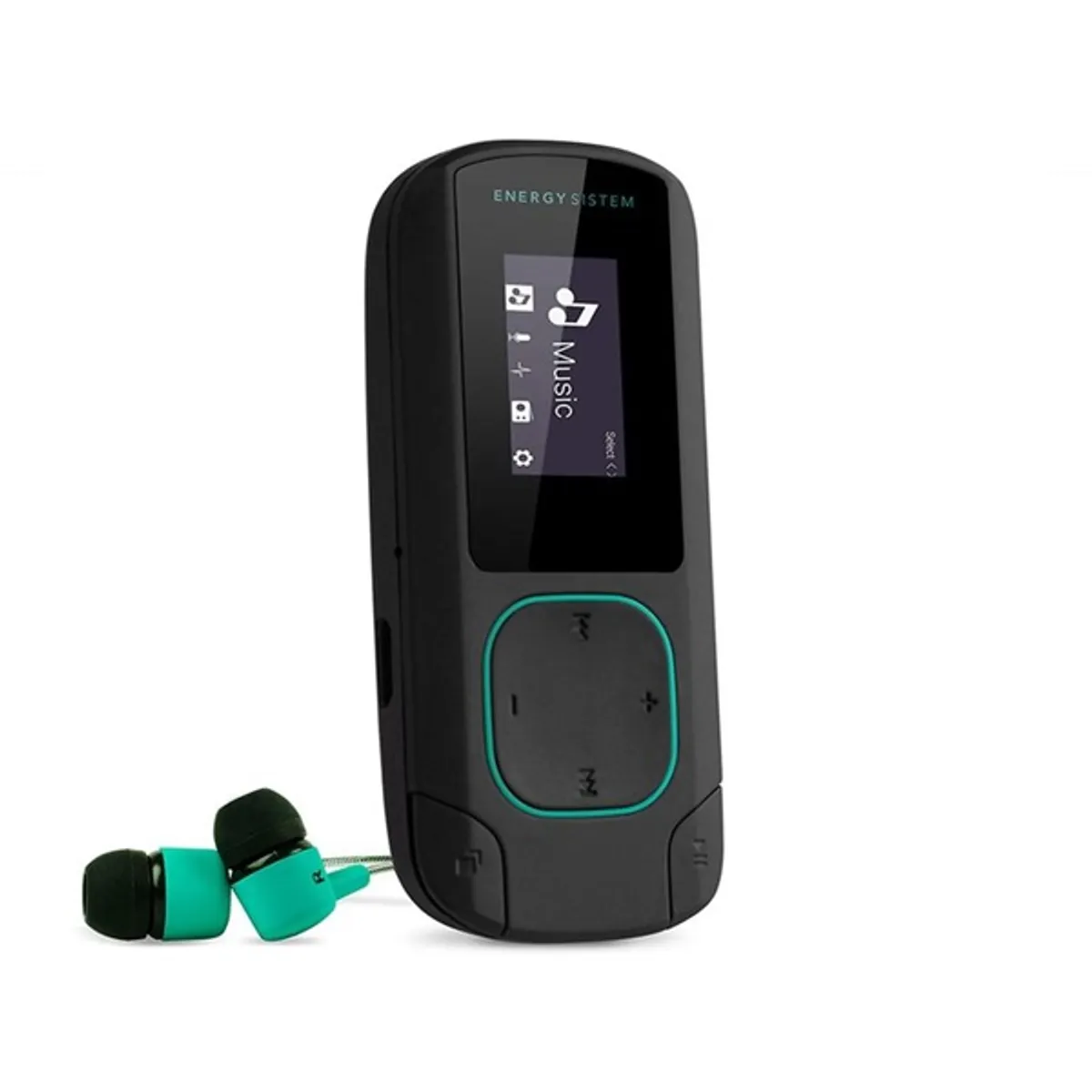 Energy Sistem EN 426508 MP3 lejátszó Bluetooth 8GB fekete zöld 0.8" #1