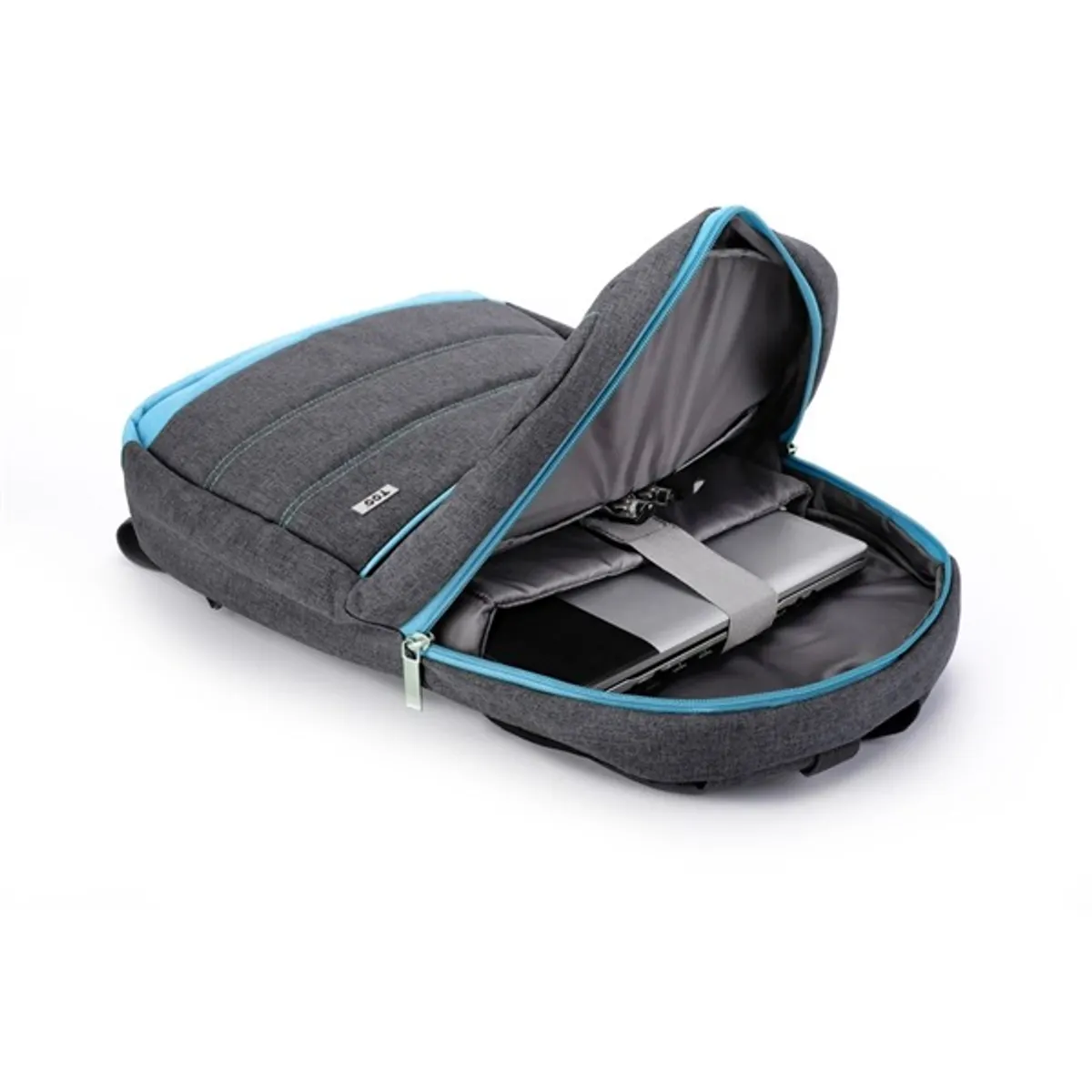 TOO BPSW030Z156 Notebook hátizsák Poliészter szürke-kék 46,5x31x13 cm #3