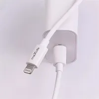 MAXLIFE ML738416 PD QC 20W Type-C fehér gyorstöltő adapter és USB-C - Lightning kábel 100 cm #6