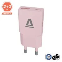 AVAX CH641P NANO SLIM 30W USB-C PD3.0 USB-A QC3.0 rózsaszín