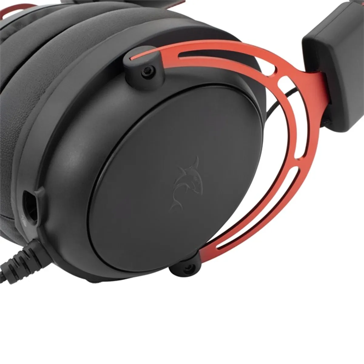 White Shark WS GH-2341B\/R Gorilla fekete-piros 53 mm 32 ohm 120 dB vezetékes gamer fejhallgató #4