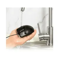 Kensington K70315WW Pro Fit vezetékes mosható és vízálló egér Fekete 1600dpi USB kétkezes háromgombos #3