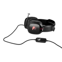 Drakkar KX-DK-GH-MLUR-PC Mistlur 2.0 gamer fejhallgató fekete 200 cm USB 3,5 mm zajszűrős mikrofon 40 mm 32 ohm 20-20000 Hz 115 dB #5