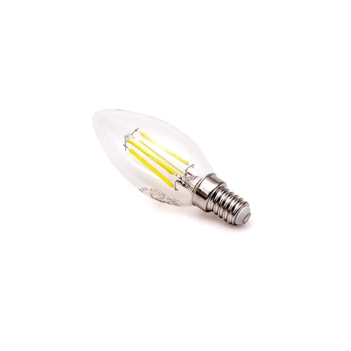 Iris ILFCBE14FLC354W4000K Filament gyertyaizzó E14 LED 4W 360lm 4000K #1