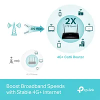 TP-LINK ARCHER MR500 Archer MR500 4G LTE router SIM-kártyát fogad 1x WAN 3x LAN 867 és 300 Mbps 802.11ac IPv6 cserélhető antenna #7