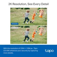 TP-LINK TAPO C510W Tapo C510W 3MP IP65 WiFi PTZ Mikrofon SD-kártyaolvasó Fehér #4