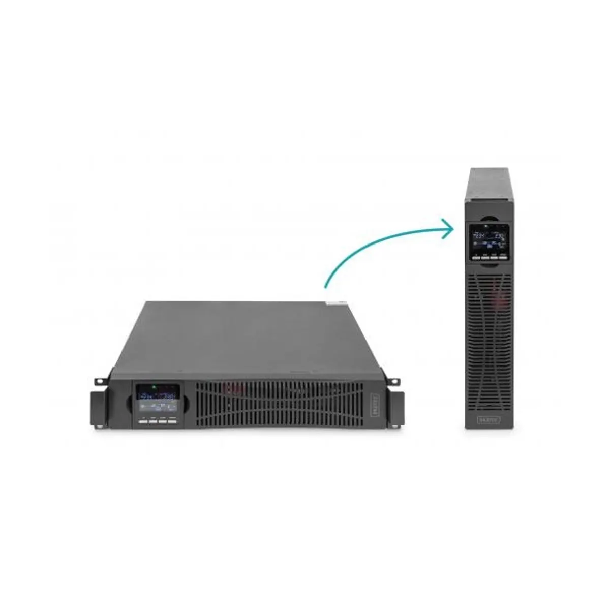 DIGITUS DN-170094 1500VA 1500W online rack szünetmentes tápegység #2