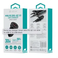 Devia ST385360 Smart mini PD 30W autós töltő USB-A és USB-C QC 3.0 PD 3.0 12-24 V univerzális #10