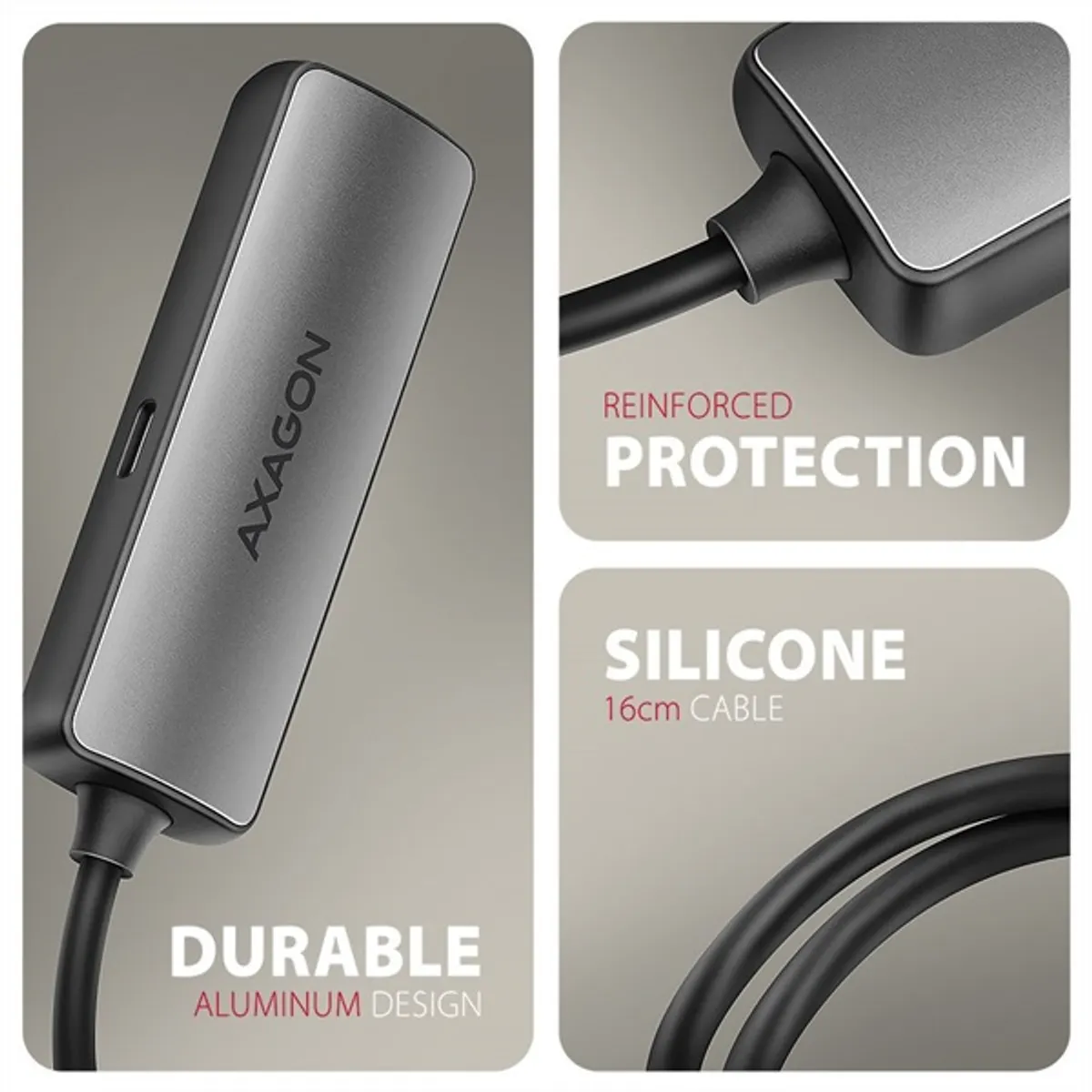 AXAGON RVC-HI8KPD USB-C HDMI 2.1 adapter 16 cm 8K60Hz PD 100W #4