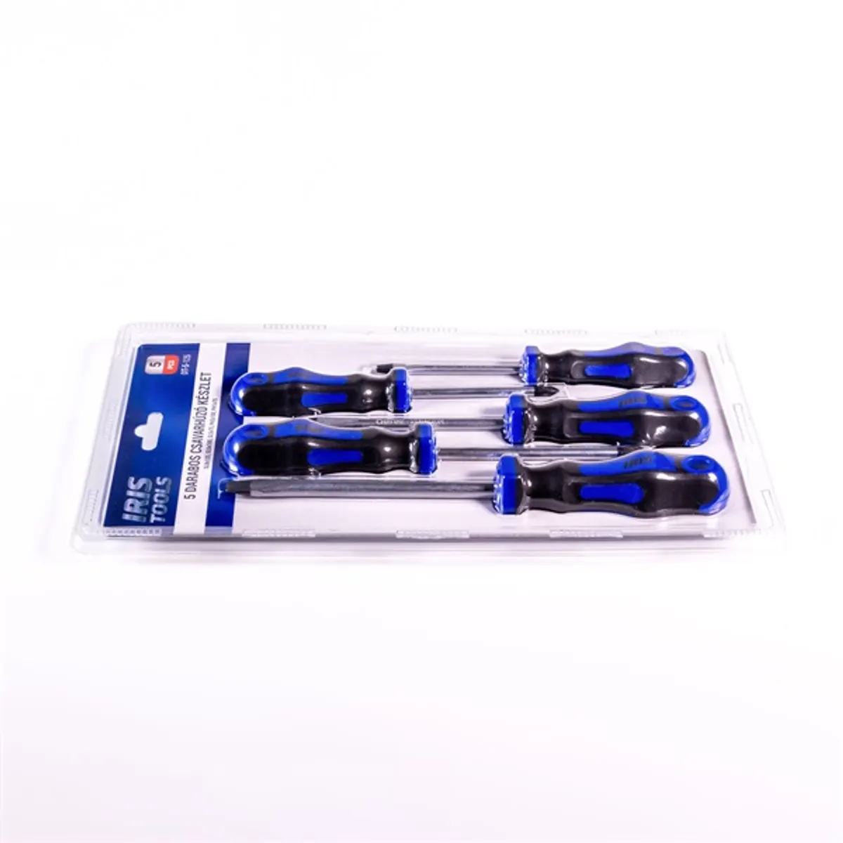 Iris Tools DT-5-125 csavarhúzó készlet 5 darabos SL8-125 SL6-100 PH2-100 PH1-75 #2