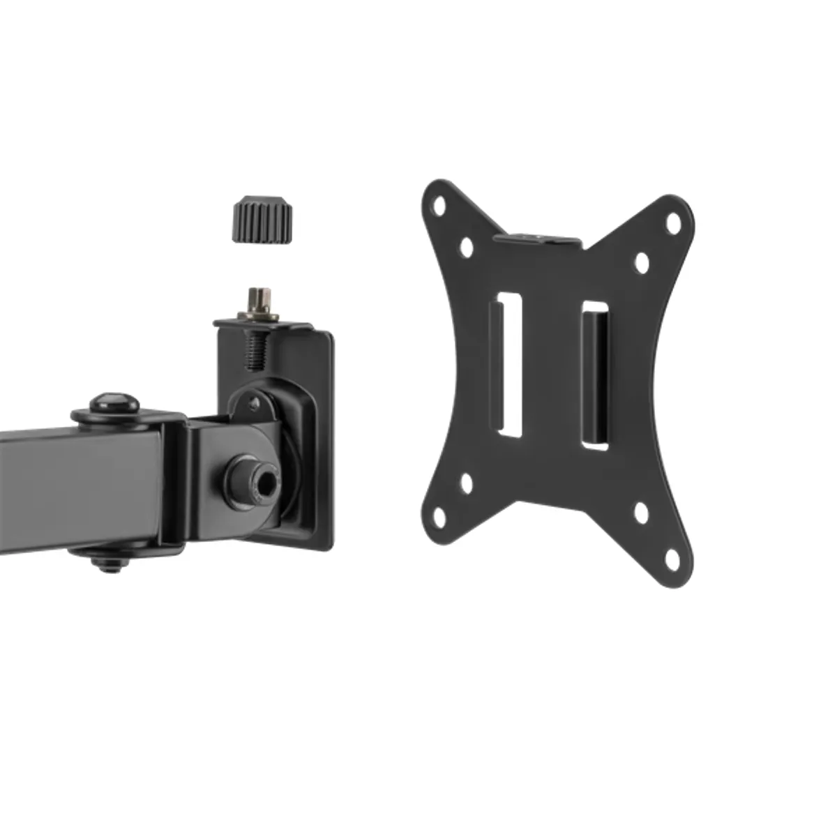 SBOX LCD-352-2-2 duál asztali monitortartó konzol 17"-32" 9 kg monitoronként kábelrendezés VESA 75x75 100x100 dönthető forgatható #5