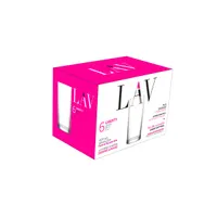 LAV LV-LBR320F Liberty Long Drink 295ml átlátszó üveg koktélos pohár készlet
