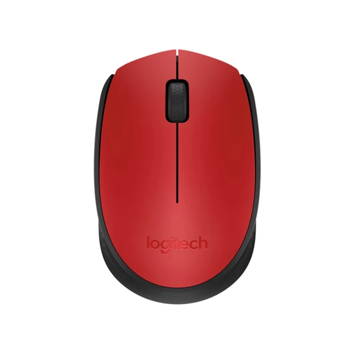 Logitech 910-004641 M171 vezeték nélküli egér 2,4 GHz USB vevőegység 1000 dpi piros #1