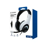 BigBen 2807365 V1 Fehér 2.0 headset PS4 PS5 kompatibilis 40 mm hangszóró 3,5 mm jack 120 cm vezetékes