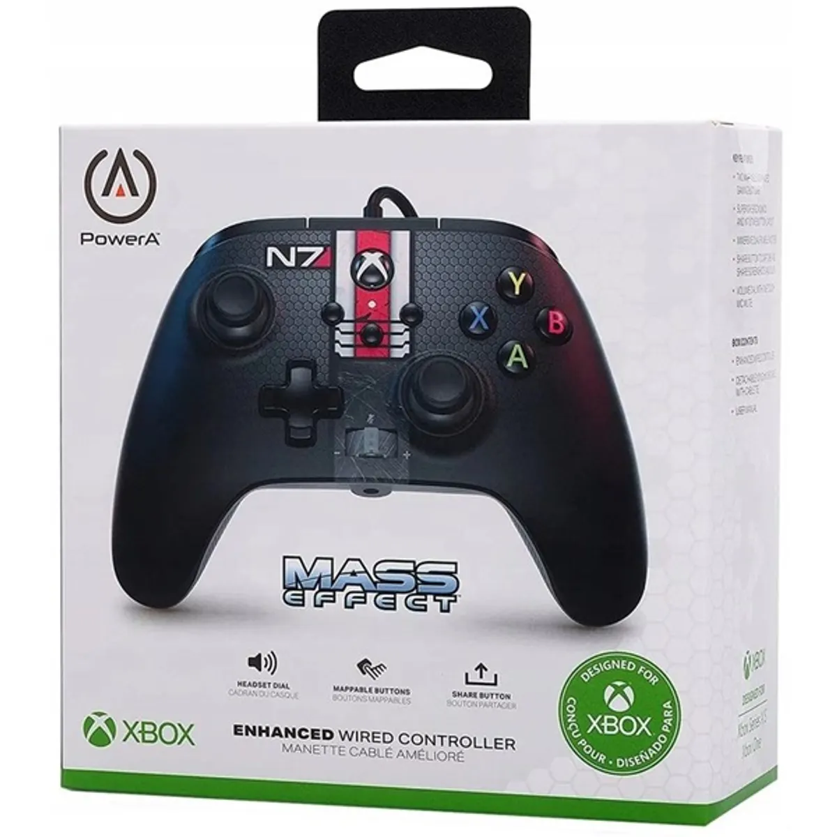 PowerA 1524523-01 Enhanced wired controller fekete piros fehér Xbox Series X és S PC Xbox One #3