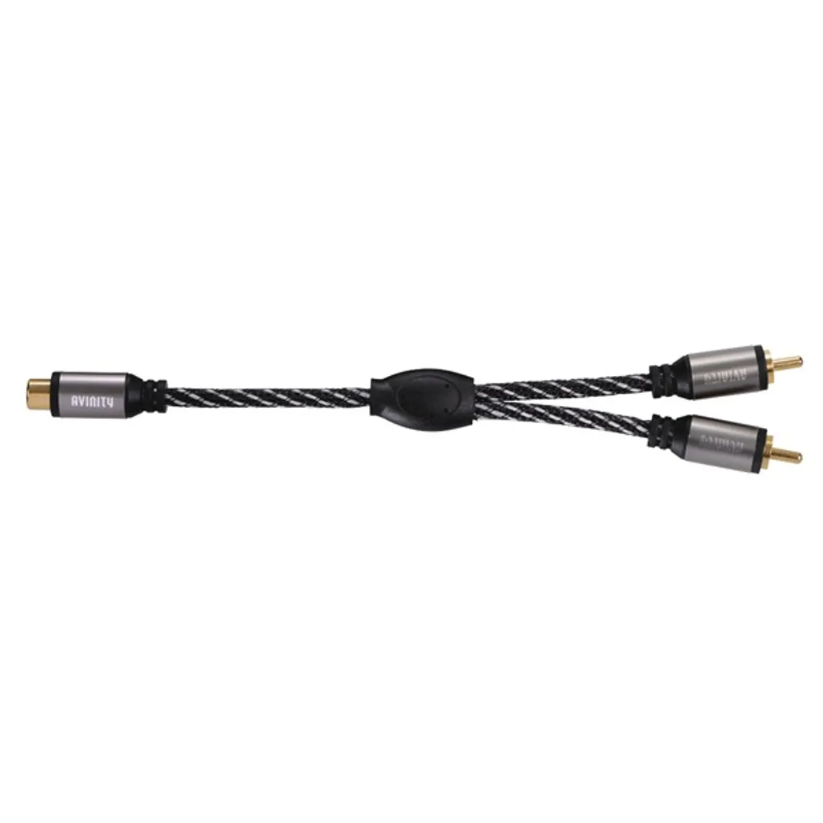 Avinity 00127069 mélynyomó kábel + Y-adapter 5m fekete audio #1