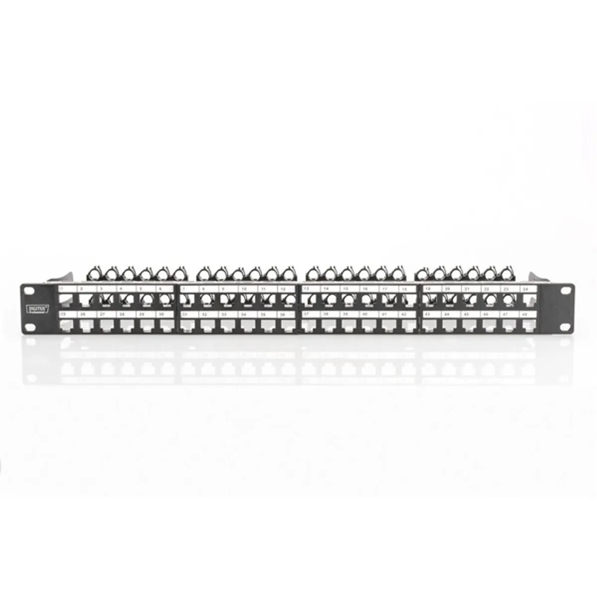 DIGITUS DN-91424 48-port patch panel 1U 19" árnyékolt #2