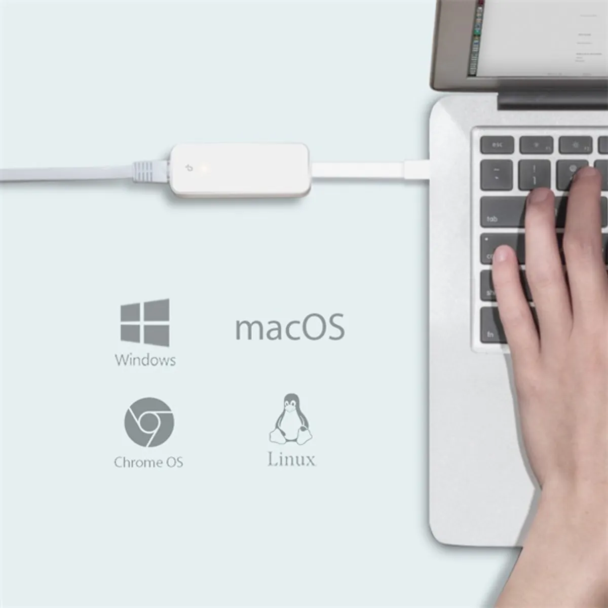 TP-LINK UE300C UE300C fehér usb c rj45 adapter #6