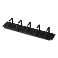DIGITUS DN-19 ORG-2U-SW kábelrendező panel 19" 2U fekete 483 x 85 x 88 mm