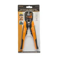 HANDY 10224 Kábelblankoló, krimpelő és vágófogó ötvözött acél, nyél műanyag, blankolás 0,2-6,0 mm², krimpelés 0,5-6,0 mm² #4
