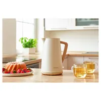 SENCOR 41015889 vízforraló acél 1,7 L 2250 W 360 fokban elforgatható rejtett fűtőszál automatikus kikapcsolás túlmelegedés védelem vízkő szűrő #5