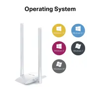MERCUSYS MW300UH 300Mbps USB 802.11 b g n vezeték nélküli adapter WPA WPA2 WEP #3