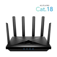 CUDY 00216296 LT18 4G LTE Cat 18 AX1800 WiFi 6 router, 2x nano SIM, WAN és LAN, QoS, IPv6