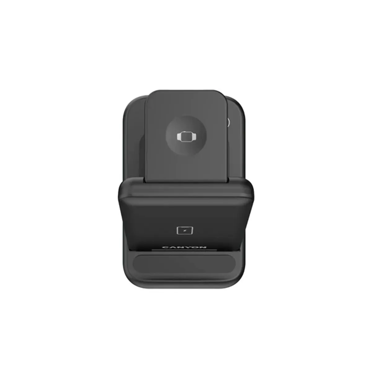 Canyon CNS-WCS304B WS-304 3in-1 vezeték nélküli töltő 15W univerzális USB-C 1.2m asztali állvány #4