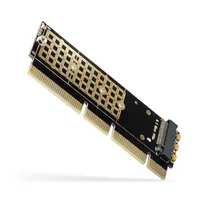 AXAGON PCEM2-1U nvme m.2 pci-e adapter 4-sávos 3.0 x4 x8 x16 m-key vagy b-m key 2230 2242 2260 2280