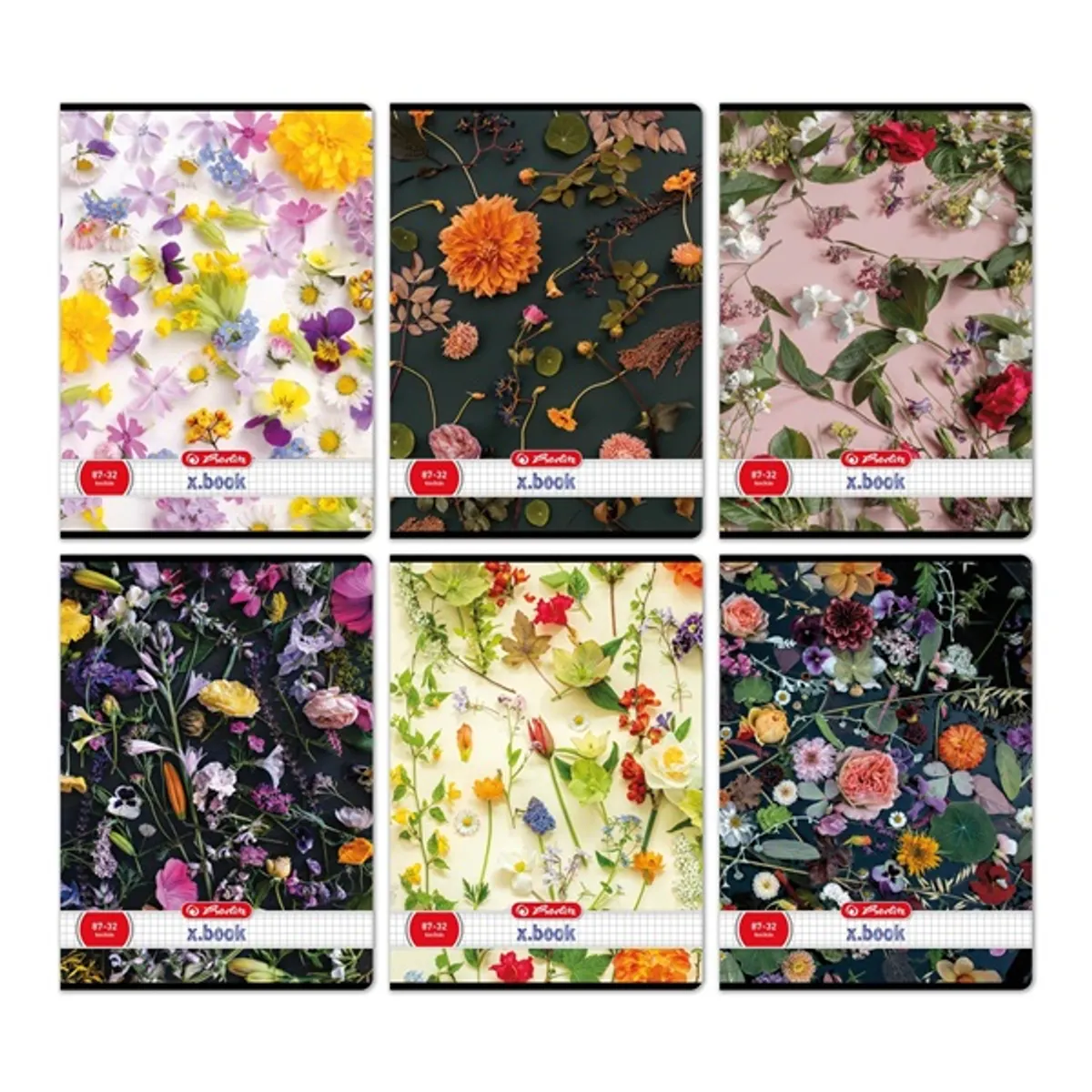 Herlitz 400200723 Flower II A4 87-32 kockás #1