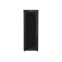 LANBERG FF01-8842-12BL szabadon álló rack 19" 42U 800x800 üvegajtós lcd fekete