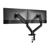 SBOX SBOX LCD-S024-2 LCD-S024-2 2 monitor tartó, asztali, állítható, 17"-32", VESA 75x75;100x100, forgatható, dönthető, kábelrendező, 9 kg #5