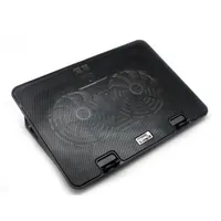 SBOX CP-101 notebook hűtőpad 2x140 mm fekete 15.6" USB hub 0-35 fok