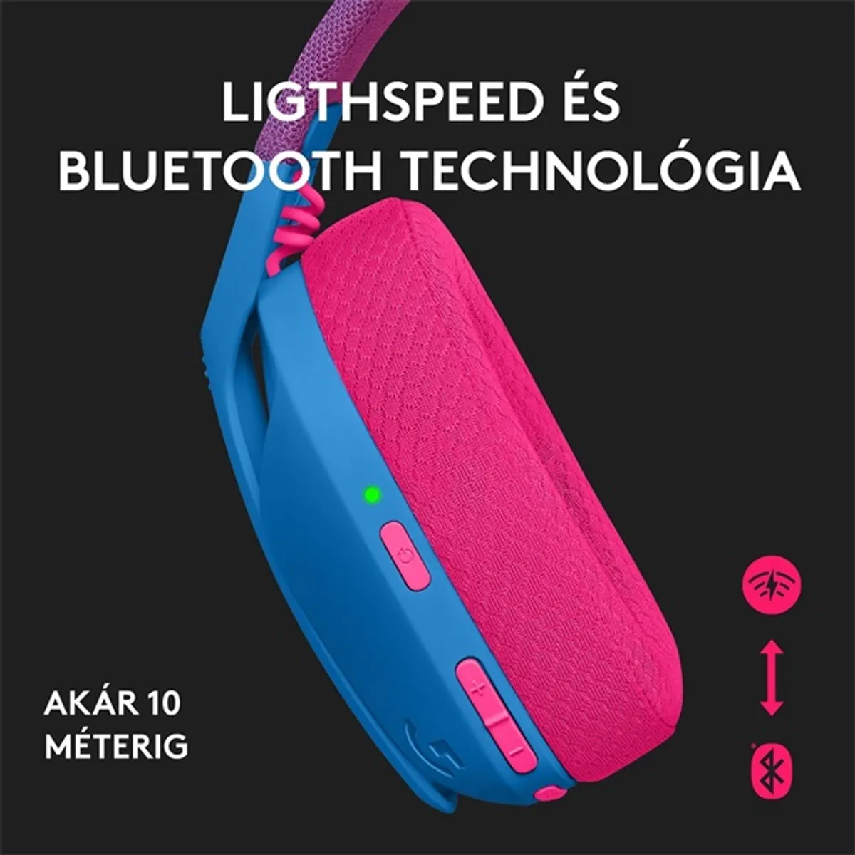 Logitech 981-001062 G435 Lightspeed kék #2