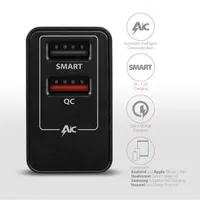 AXAGON ACU-QS24 QC3.0 5V-1.2A univerzális töltő 24W, 2x USB-A #4