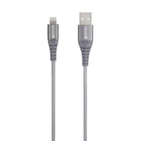 Skross USBC-TO-LIGHT-120-STEEL-1 USB-C to Lightning adat- és töltőkábel 200 cm