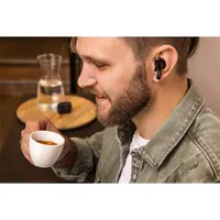 Lamax LMXCL1B Clips1 TWS fülhallgató fekete Bluetooth USB-C 8 óra BeatBass #7
