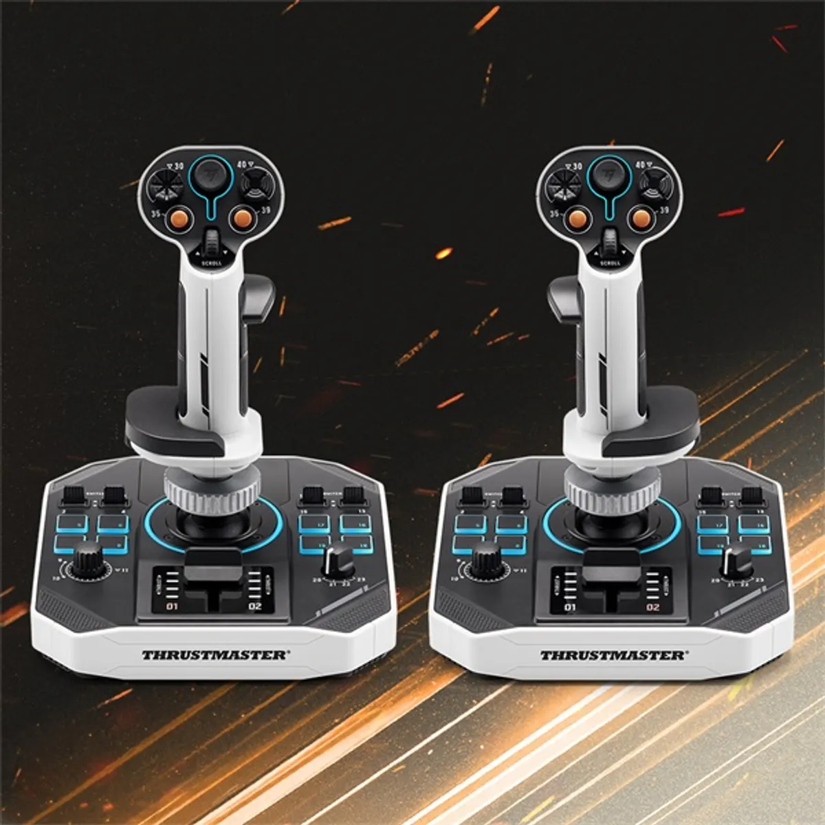 Thrustmaster 2960939 Sol-R 2 HOSAS Space Sim Duo vezetékes USB PC joystick #7