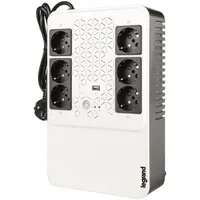 LEGRAND 310081 KEOR-M 600VA vonali-interaktív elosztósor 6x schuko USB always-on 1,3 m kábel #1