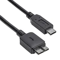 AKYGA AK-USB-44 micro USB B 3.0 USB-C 3.1 1 m fekete 5 Gbps 15 W #2