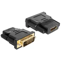 Delock 65466 DVI-D duál link HDMI adapter Fekete DVI-D apa HDMI anya #1
