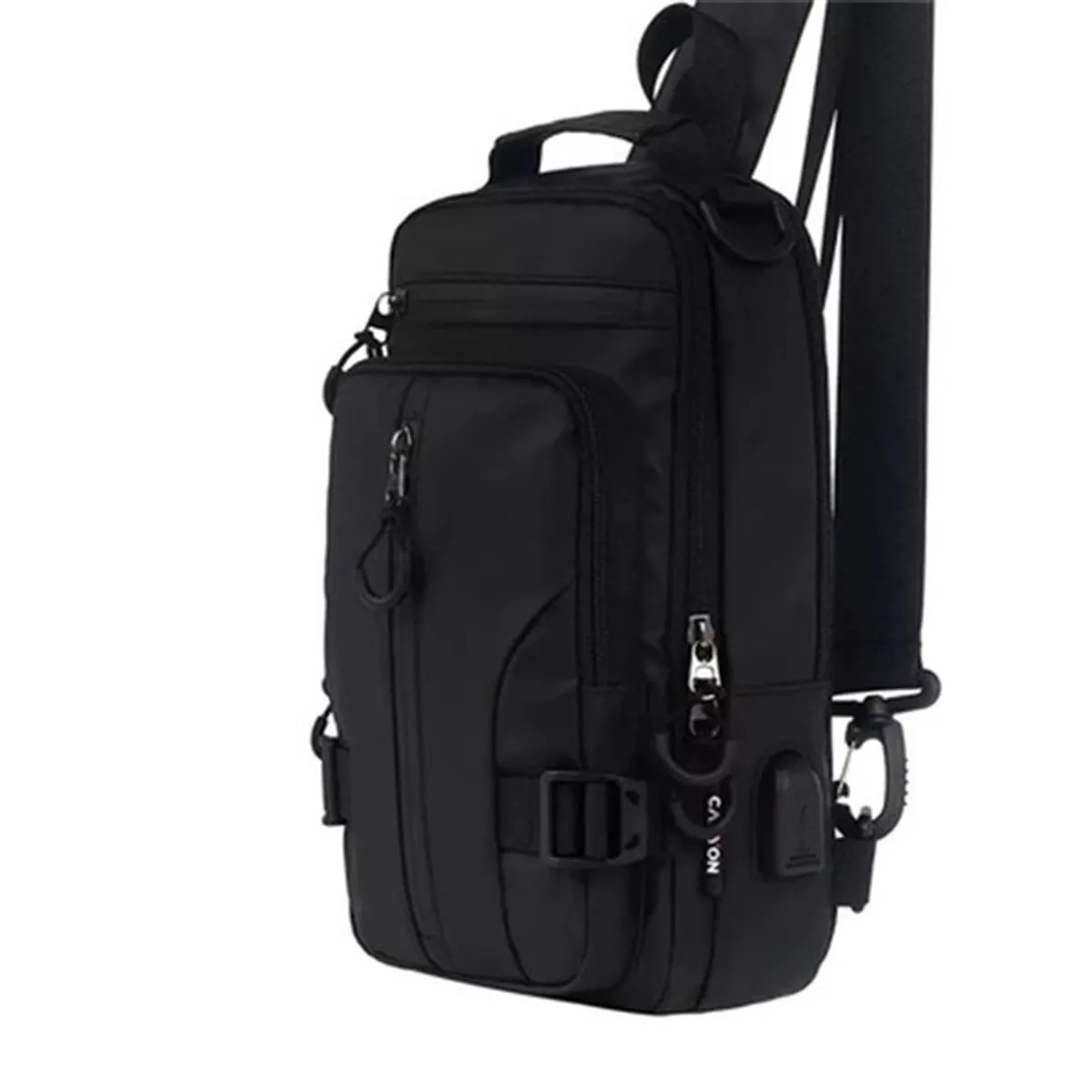Canyon CNS-CBD1B1 CB-1 transformer bag 29x16x9cm 3,5L vízálló poliészter USB-A töltőport váll- és hátizsák #2