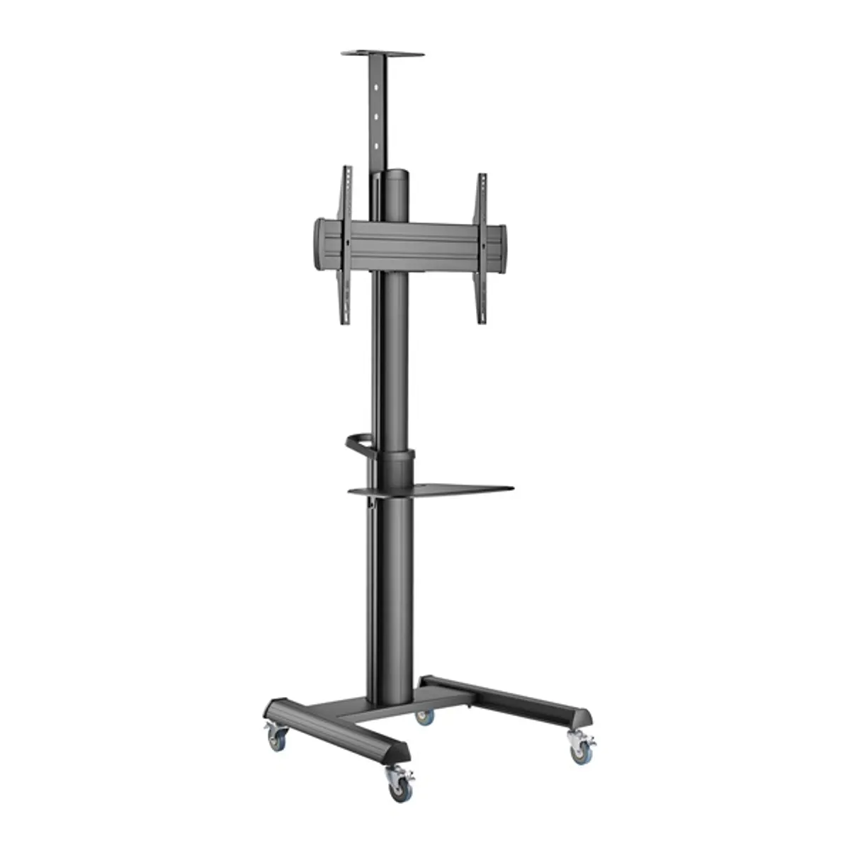 SBOX FS-446-2 mobil tv-állvány fekete 37"-70" vesa 600x400 70 kg 1200-1600 mm billenthető 5° kábelrendező #1