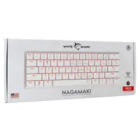 White Shark GK-006211-WR-US Nagamaki fehér 61-62 gombos USB-C piros mechanikus gamer anti-ghosting RGB #9