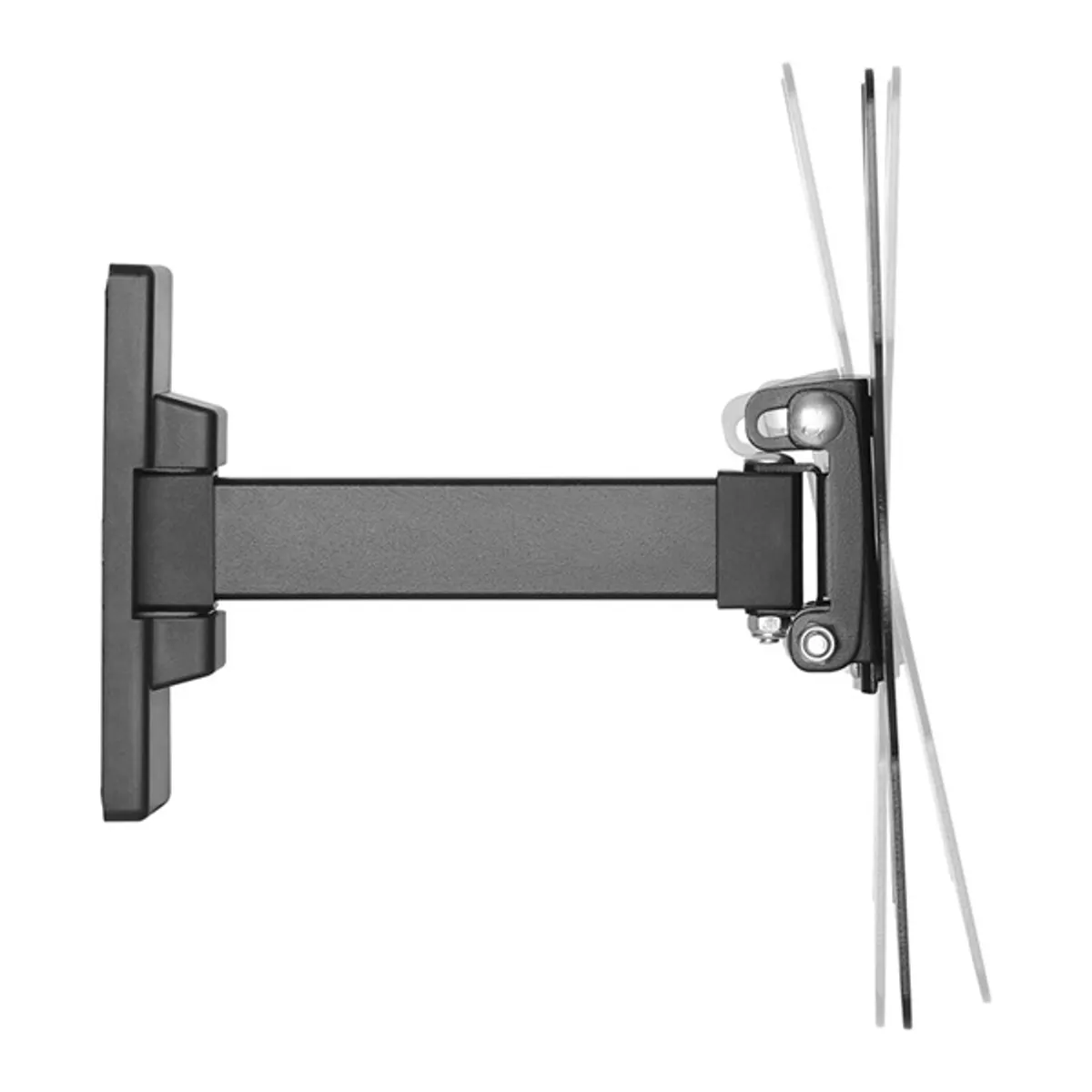 STELL 35057267 SHO 4520 kihúzható fali konzol 23"-42" VESA 75x75;100x100;200x100;200x200 20 kg forgatható 90° billenthető 10° fekete acél #3