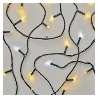 EMOS D1AN01 LED fényfüzér 10m 100LED IP44 melegfehér-hidegfehér #2