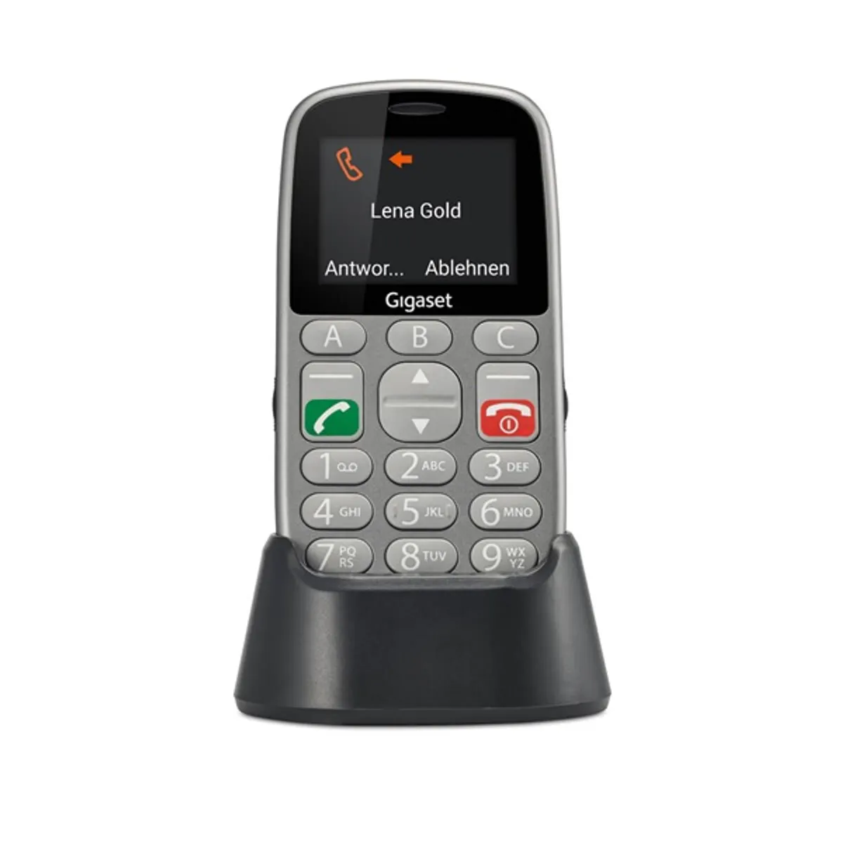 Gigaset S30853-H1177-R601 GL390 senior dual sim 2,2" ezüst SOS gomb #8