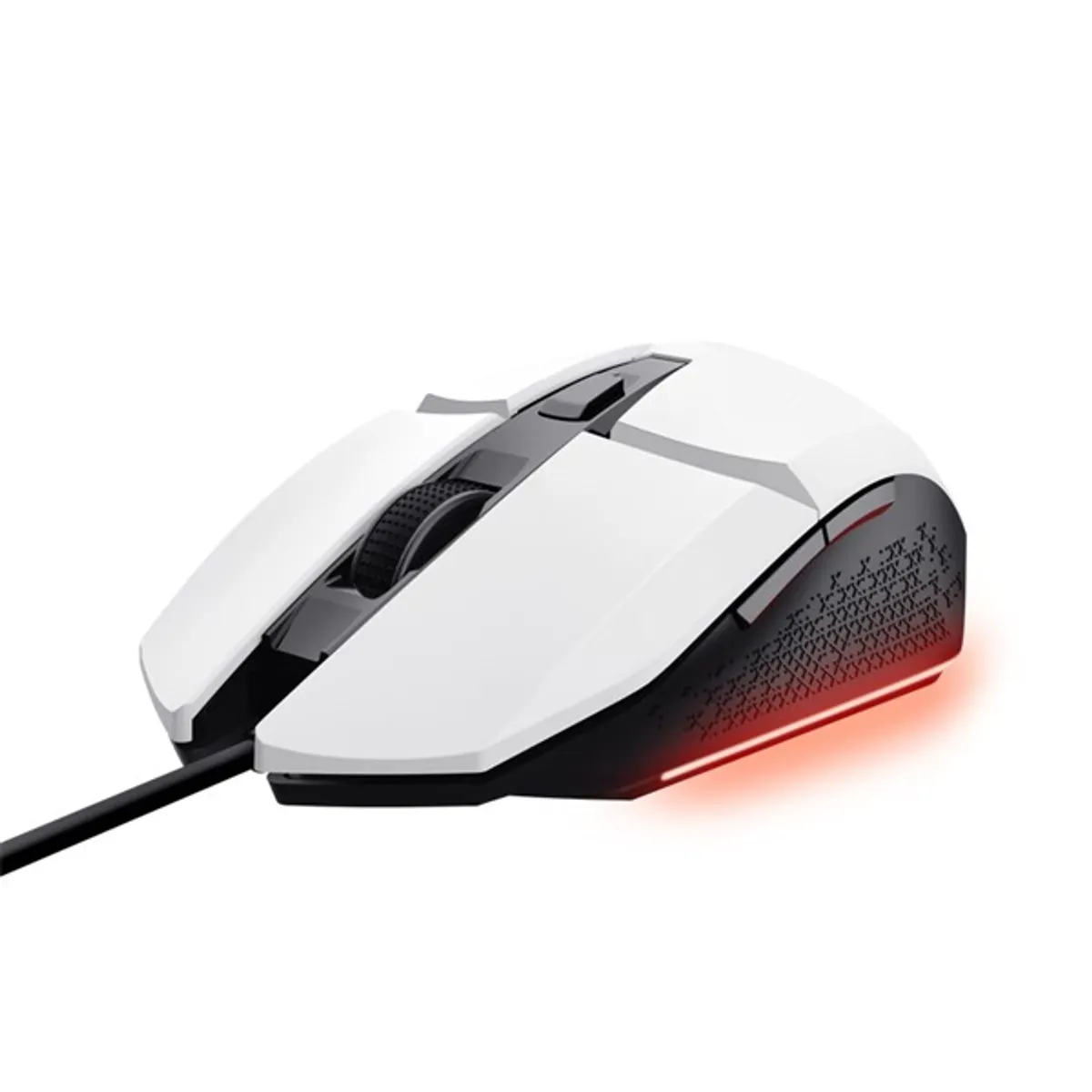 Trust 25066 GXT109W Felox fehér dpi 200-6400 6 gomb programozható rgb usb 2.0 vezetékes 150 cm #2